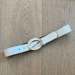 Nike Golf swoosh Logo Reversible Black Leather Belt